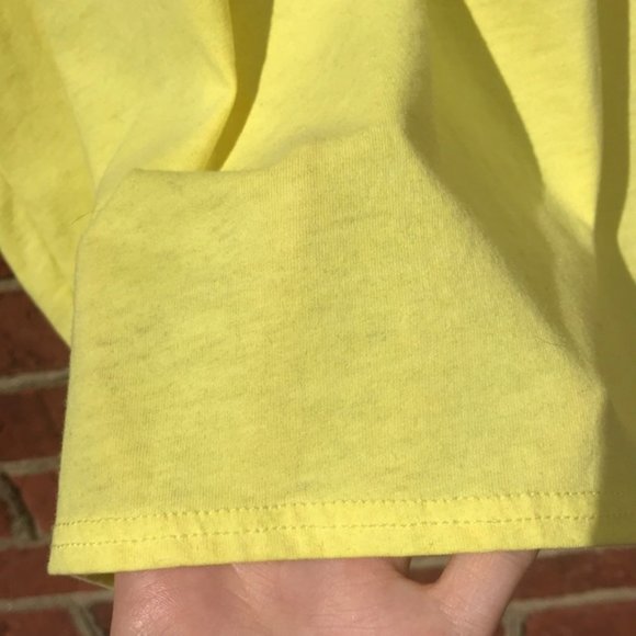 Yellow and Gray Colorblock Chaser Breezy Short Sleeve Tee - Picture 8 of 11